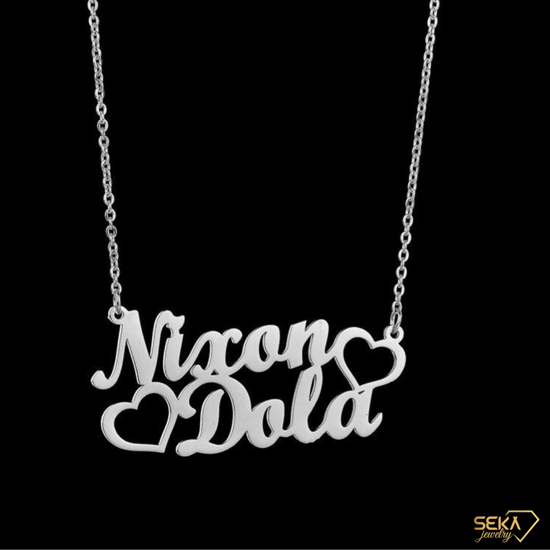 Name Necklace Stainless Steel Nameplated Necklaces Custom Gift Women